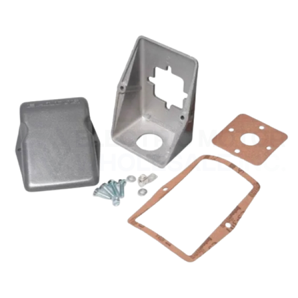 Image for BALDOR Cast Aluminum Charcoal Metallic Conduit Box Assembly 10CB5002A01SP